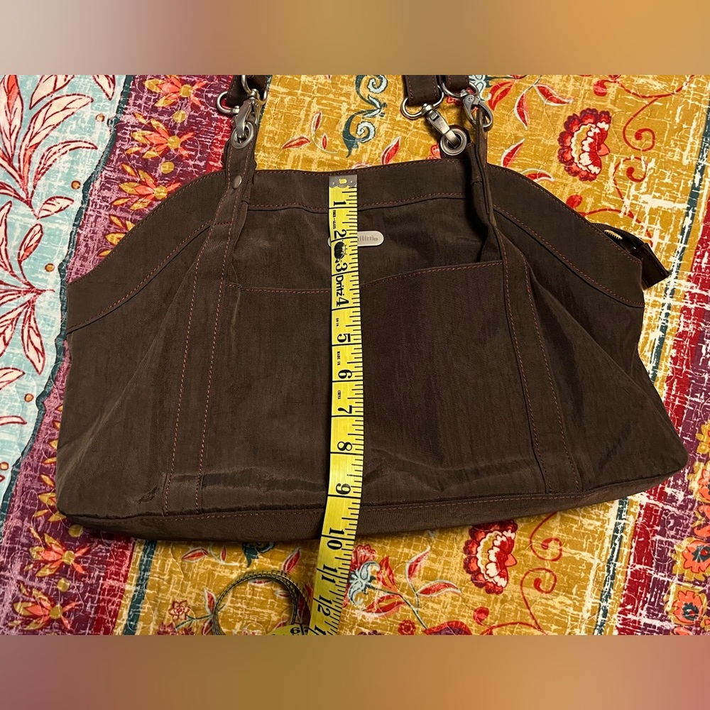Baggallini chocolate brown purse - Picture 7 of 8